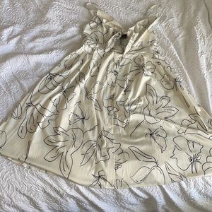 Black and white summer dress